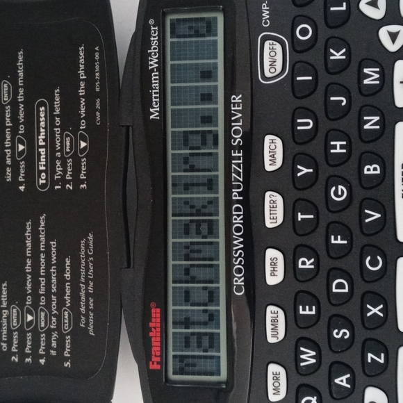 Franklin Other Franklin Electronic Crossword Puzzle Solver Model